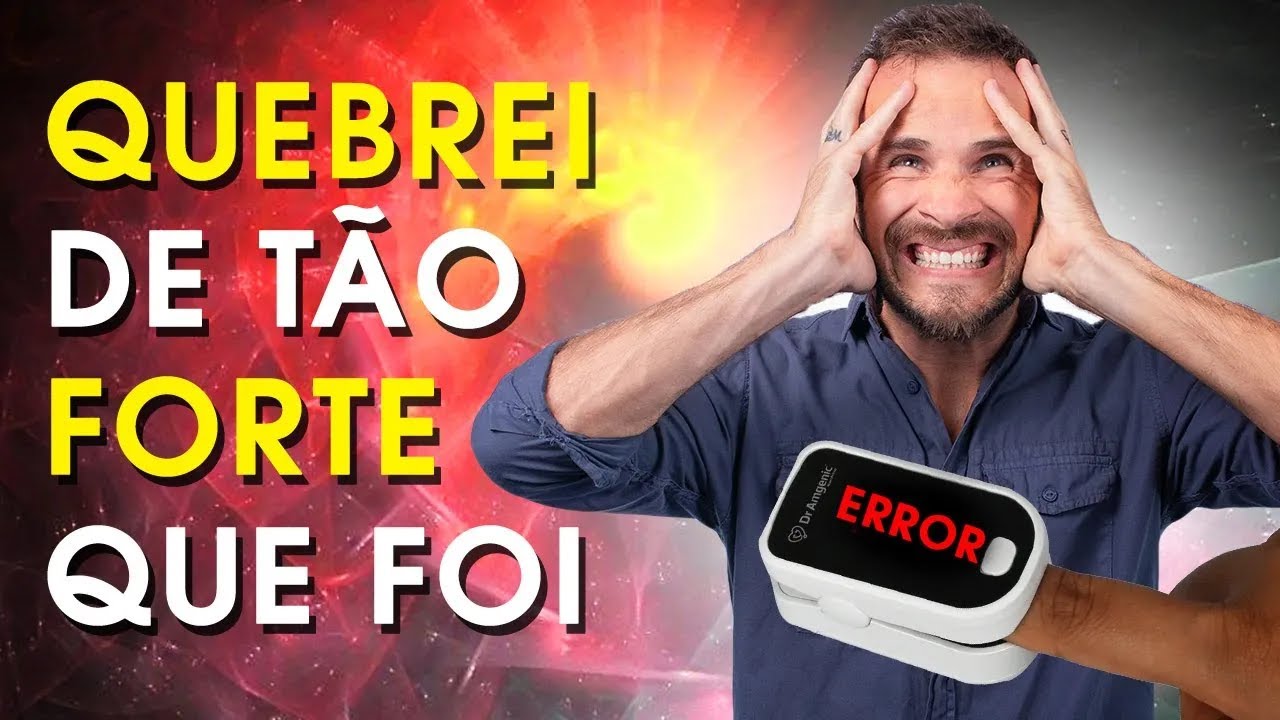 Testei o Método Wim Hof Method [Foi tão forte que Quebrei o Oxímetro]