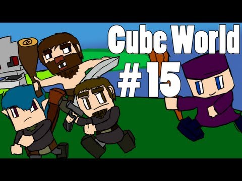 Cube World (Alpha) Co-op w/ Mischief & The Party Crew Part 15 - I Found A Temple