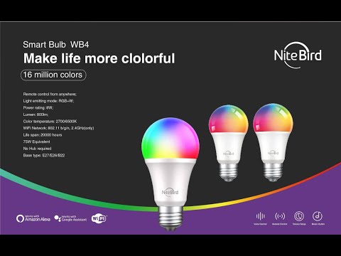 Smarte LED WLAN Glühbirne E27 mit App - Produktvorstellung