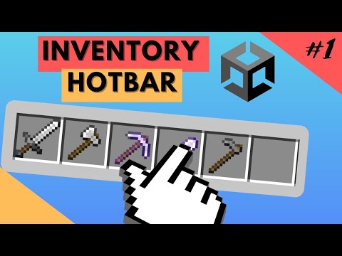 How To Create Inventory Hotbar in Unity From Scratch! #1