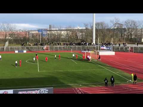 Tennis Borussia Berlin - Hansa Rostock II, Sefa Kahramans Direktes Eckentor