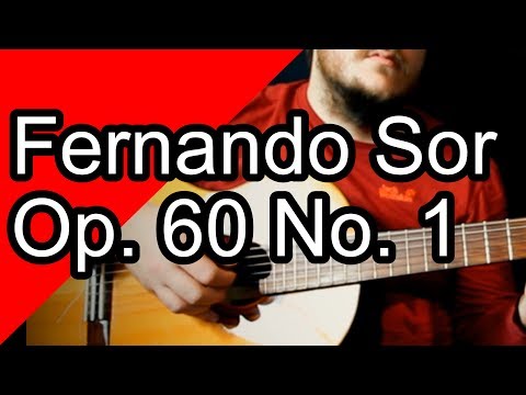 FERNANDO SOR | Op. 60 No. 1 | One of my all-time favourites!