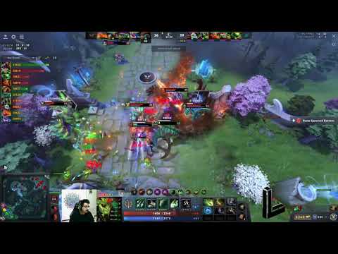 Crazy battle between Tidehunter and Rubick with 4 ravage in a ROW!