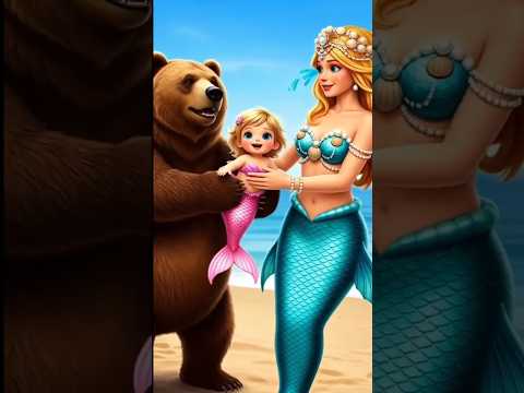 Mermaid Baby Trapped in a Jar💔#shorts #story #cute #love #motivation #youtubeshorts #ai #maa #baby
