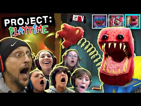 PROJECT PLAYTIME! Huggy Wuggy's Multi-Wulti Player Wayer Game (FGTeeV)