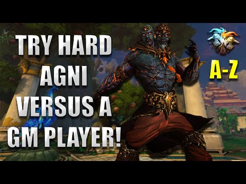 Try Hard Agni Versus A Grandmasters Morgan Le Fay! A-Z Series - Grandmasters Ranked Duel - SMITE