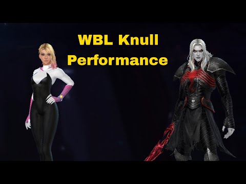 Spider Gwen Latest Uniform WBL Knull Clear Performance Guide - Marvel Future Fight