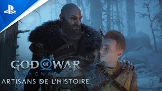 God of War Ragnarök - Coulisses du développement - Artisans de l'histoire - VOSTFR - 4K | PS5, PS4