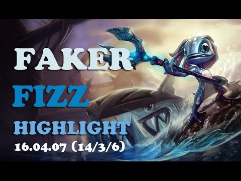 SKT Faker Fizz One Game Highlights (14/3/6)