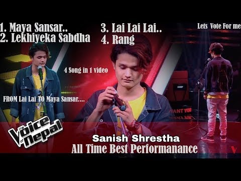 Journey From lai lai... to Maya sansar....| Vote For Sanish Shrestha| Voice of Nepal Season 2