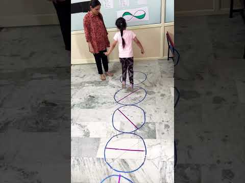 Enhance Gross Motor Skills at home with Simple Tape Activity || Body Control