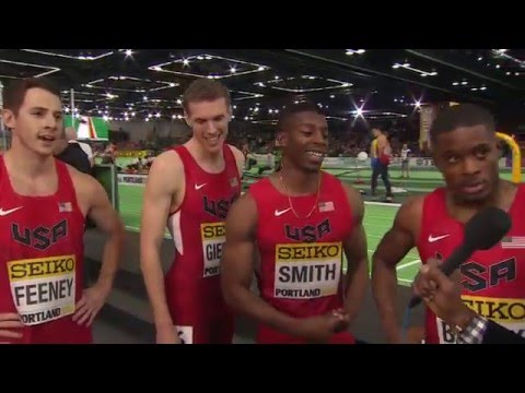 IAAF WIC Portland 2016 - USA 4x400m RELAY MEN ROUND 1