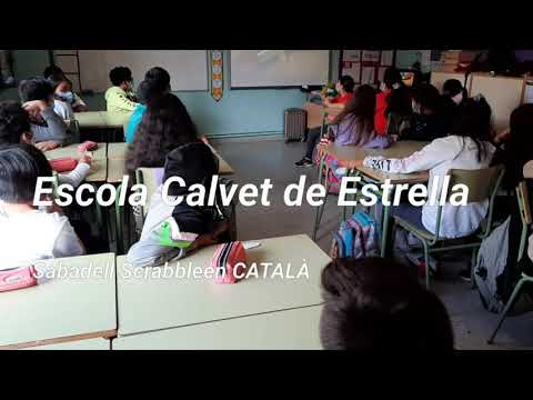 Sabadell Escola Calvet de Estrella 2021-2022 Srabble en Català