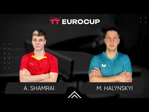 12:00 Andrii Shamrai - Mykola Halynskyi 14.10.2024 TT Euro.Cup Ukraine Elite. TABLE 3