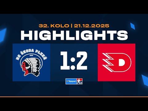 Highlights | HC Škoda Plzeň vs. HC Dynamo Pardubice 1:2 | 21.12.2025