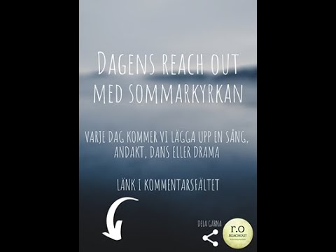 Cover - Jag vet vilka tankar (Josefina Gniste)  – Sommarkyrkan Reach Out