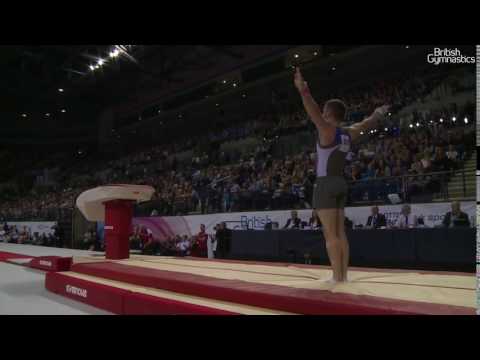 Dominick Cunningham SILVER Vault 2017 British Gymnastics Championships Men's Senior All Around