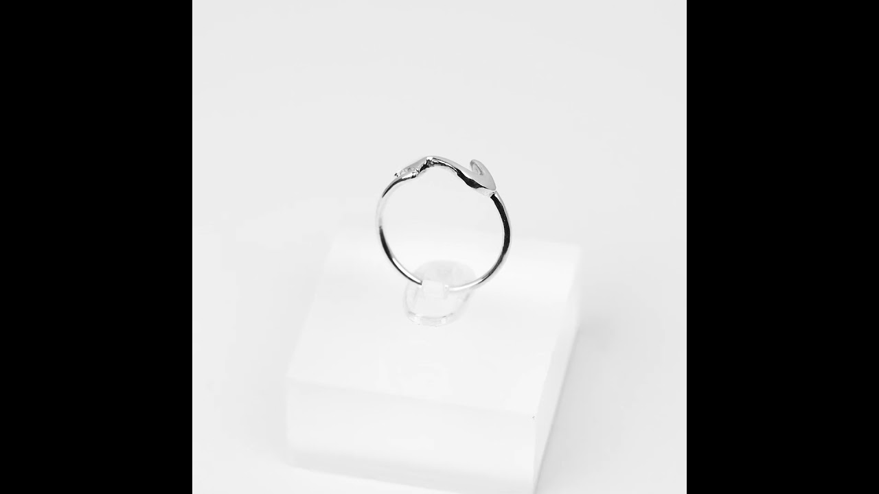 Nhẫn bạc 925 CHARIOT cách điệu hình mèo dễ thương ChariotJewelry NCJ39