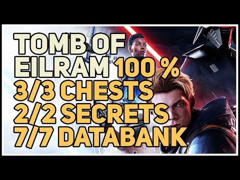Zeffo Tomb of Eilram 100% Explored Chests Secrets and Echo Databank Star Wars