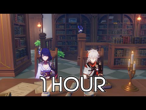 Kazuha vs Raiden Shogun OST but they're actually studying and it's lofi hiphop | Genshin Impact