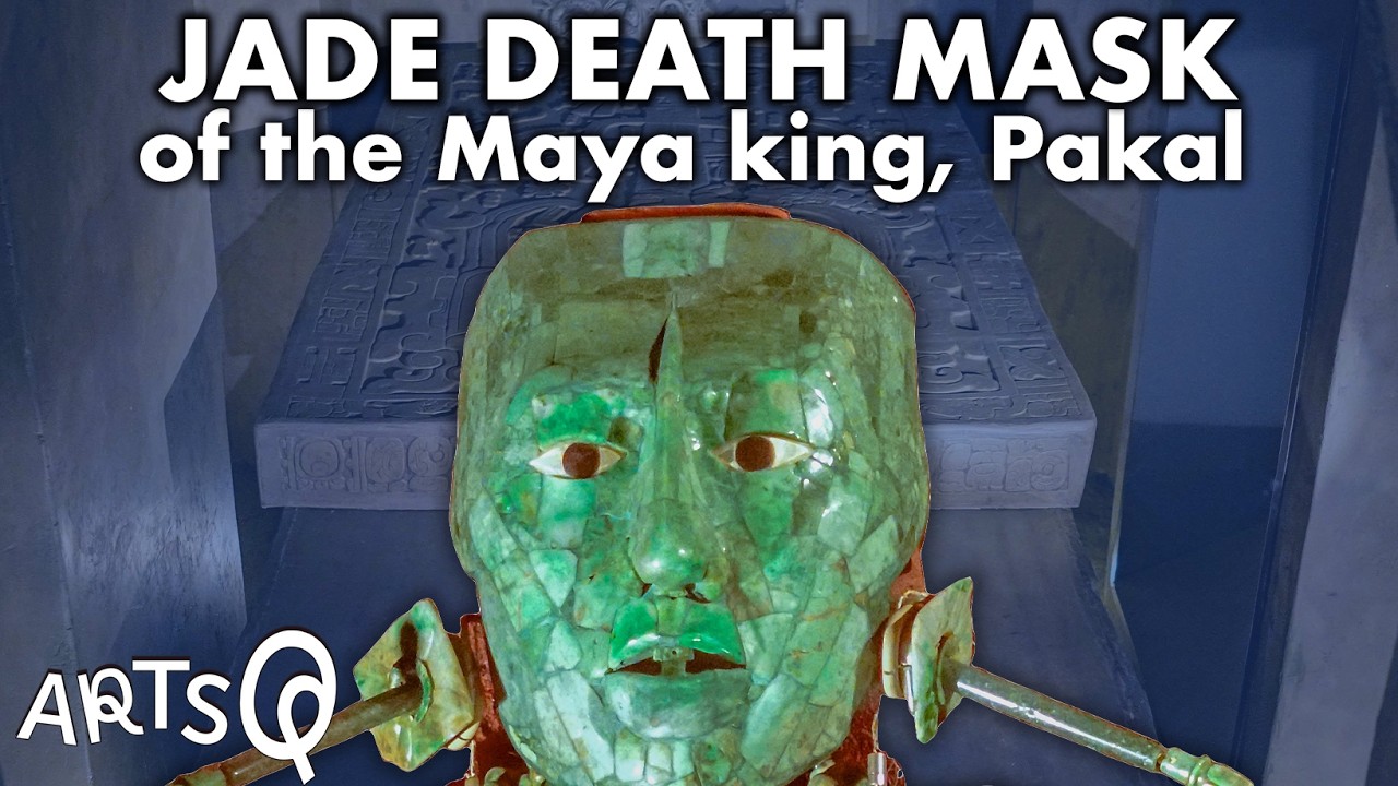 The death mask of the most famous ancient Maya king, Pakal of Palenque