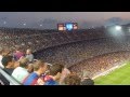 FC Barcelona fans Singing Barca Anthem 