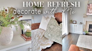 NEW YEAR HOME REFRESH AND DECORATING 2024 || AFTER CHRISTMAS LIVING ROOM RESET-STYLING INSPIRATION