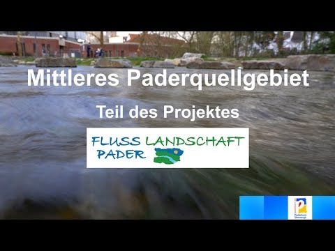Video zur Umsetzung der Umgestaltung des mittleren Paderquellgebiets