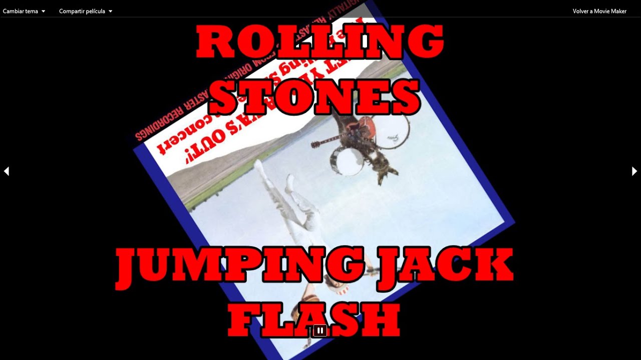 Rolling Stones ``jumpin jack flash´´ With Lyrics