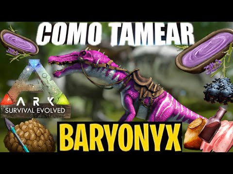Ark Mobile - Cómo tamear un Baryonyx !!HABILIDADES Y SECRETOS !!! 🤑🤑 #ark #arkmobile