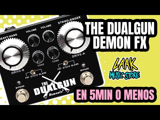 Vídeo relacionado con DemonFX DUAL GUN - pedal de sobremarcha de 2 tonos