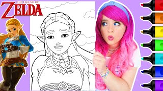 Coloring The Legend of Zelda: Breath of the Wild Coloring Page | Ohuhu Art Markers