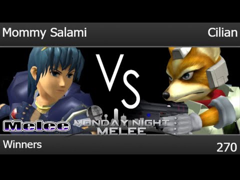 MNM 270 - Mommy Salami (Marth) vs Cilian (Fox) Winners - Melee