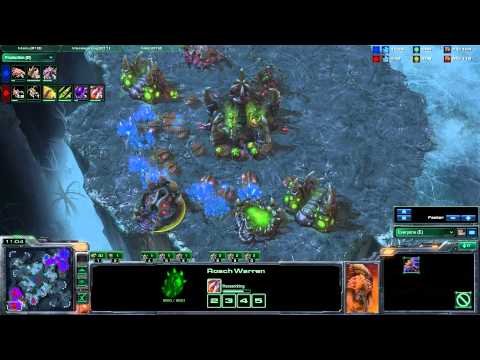 FnaticmsiSen (Z) vs JulyZerg (Z) Quarter Finals Dreamhack Summer 2011 Game 3