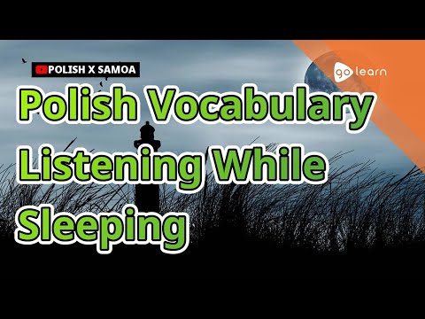 Polish Vocabulary Listening While Sleeping | Golearn