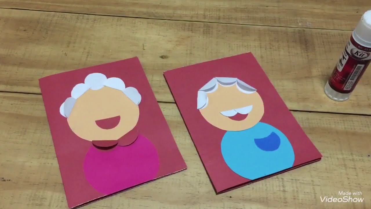 Faça você mesmo DIY - cartão para dia dos Avós !