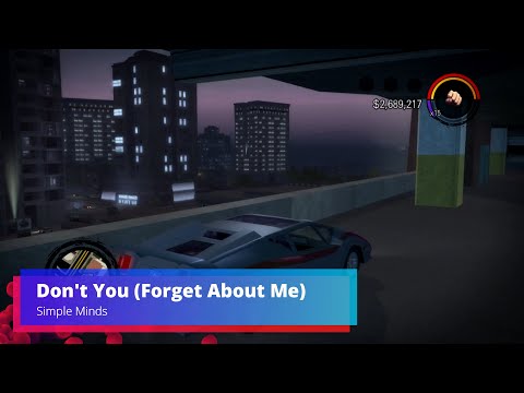 【Saints Row 2】Don't You Forget About Me - Simple Minds 【Sing along】 Male Voice 3