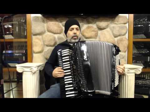 OTTASUPJAZZ - Ottavianelli Black Inverted Keyboard Super Jazz Double Tone Chamber LMMH 120 $6995