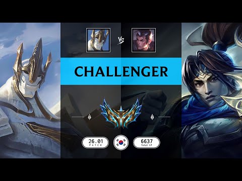 Challenger Match: Galio vs Xin Zhao - KR server Patch 26.01