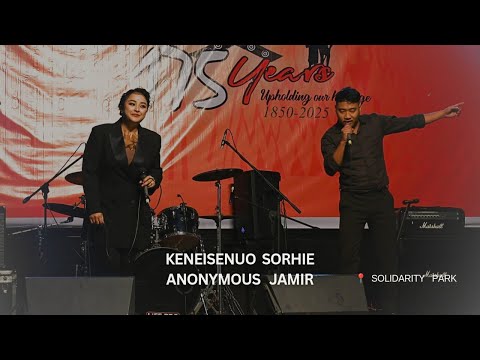 Keneisenuo Sorhie & Anonymous Jamir "A Riang  chan Tawk (cover) Live performance at Lhisemia 175th