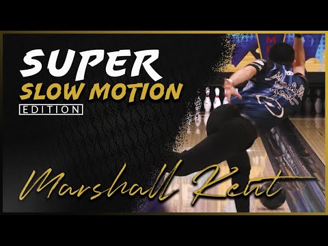 Marshall Kent Super Slow Motion Bowling Release (So Smooth!)