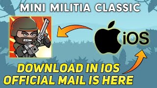 Mini Militia Classic is Now Available For iOS Players | How to Download MMC for iOS
