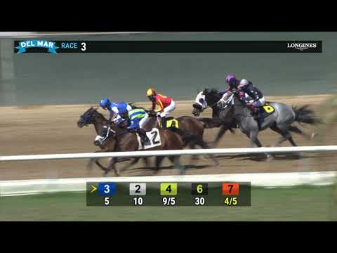 Varda wins race 3 at Del Mar 08/30/20