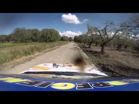 47° RALLY DEL SALENTO 2014 CREZIO IACOBELLI CLIO GRUPPO A PS MIGGIANO INCIDENTE
