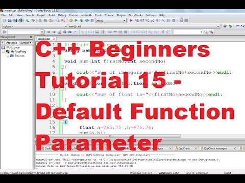 C Tutorial for Beginners 1 Installing CodeBlocks and Getting Started For Absolute Beginners