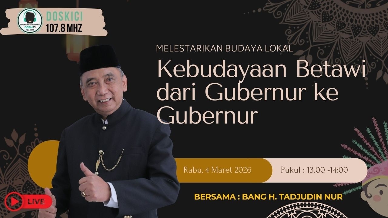 Pelestarian Budaya Betawi - Bagaimana Kebudayaan Betawi dari Gubernur ke Gubernur?