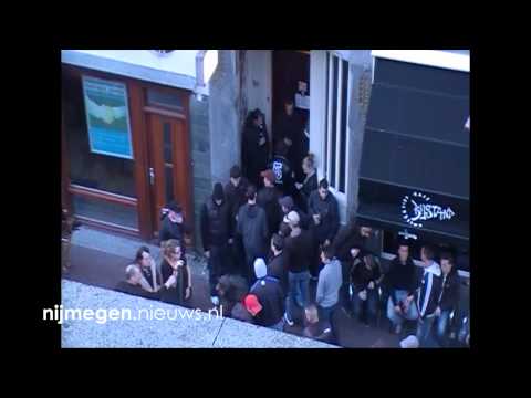 Willem II hooligans in Nijmegen