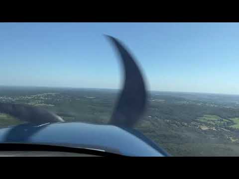 Anflug auf Deauville, Frankreich (LFRG)