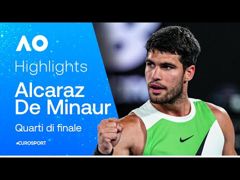 ALCARAZ doma DE MINAUR: prima semifinale a Melbourne | HIGHLIGHTS | AUSTRALIAN OPEN 2026