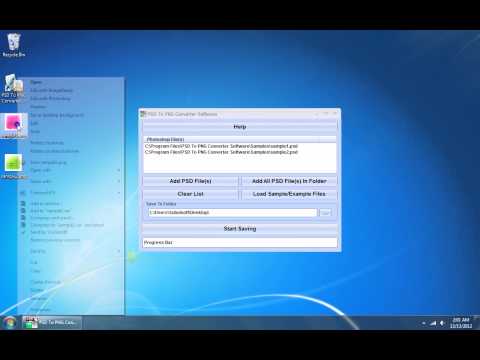 PSD To PNG Converter Software